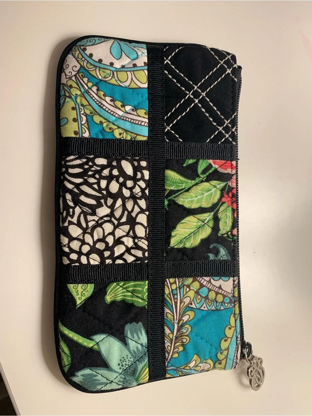 Vera Bradley Patchwork Floral Quilted Wristlet - Multicolor